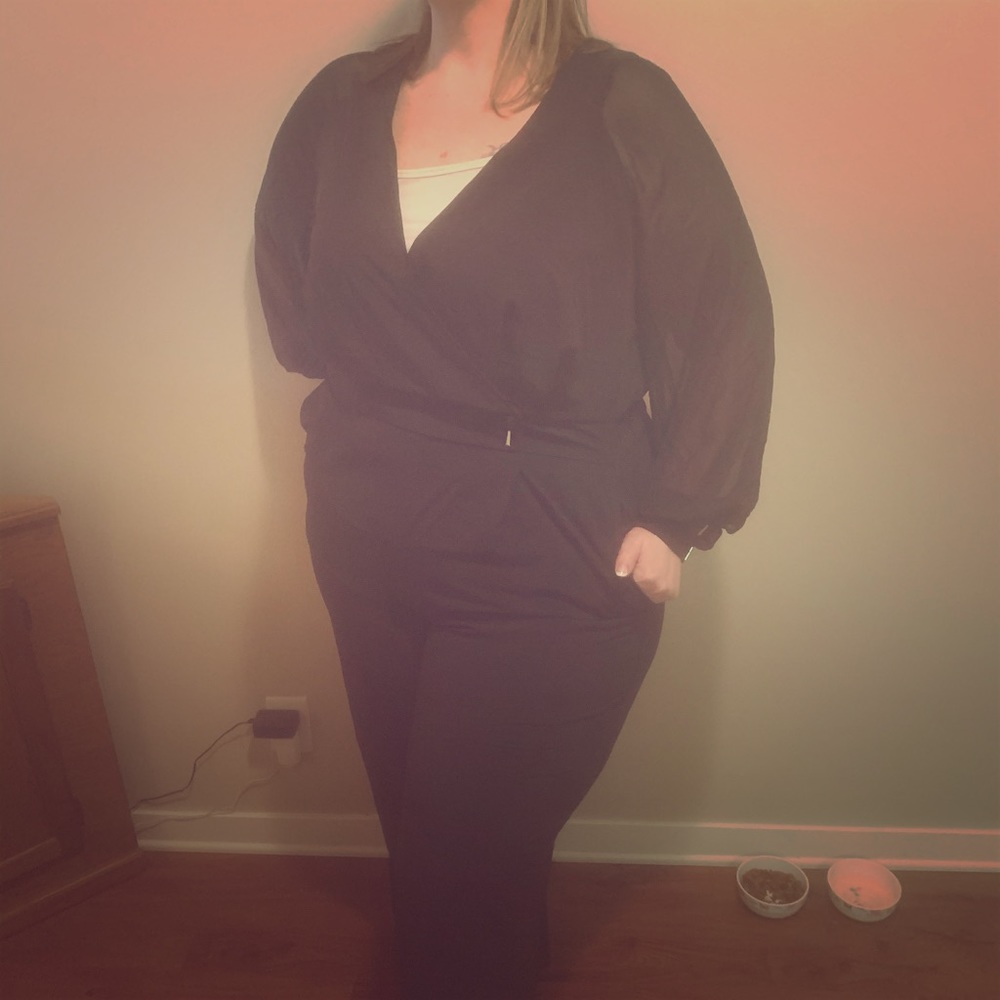 Black dressy jumper